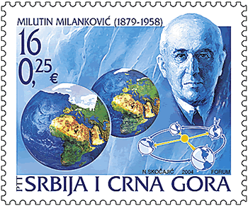 Milutin Milankovic stamp