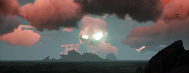 the Sea of Thieves Skull Cloud
