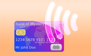 a contactless credit card