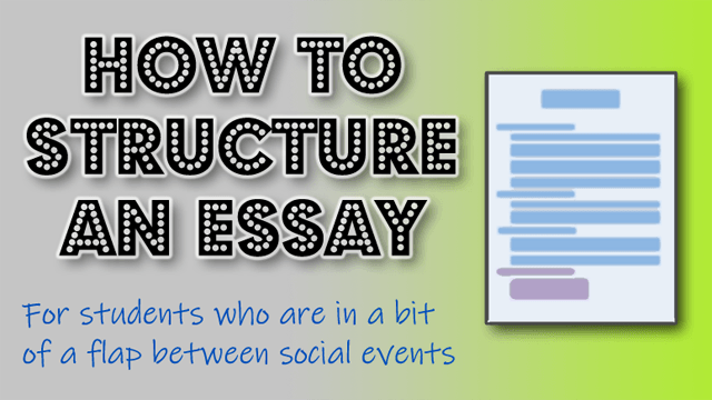 How to structure an essay