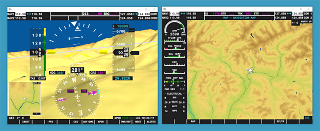 Microsoft Flight Simulator popout instrument panels